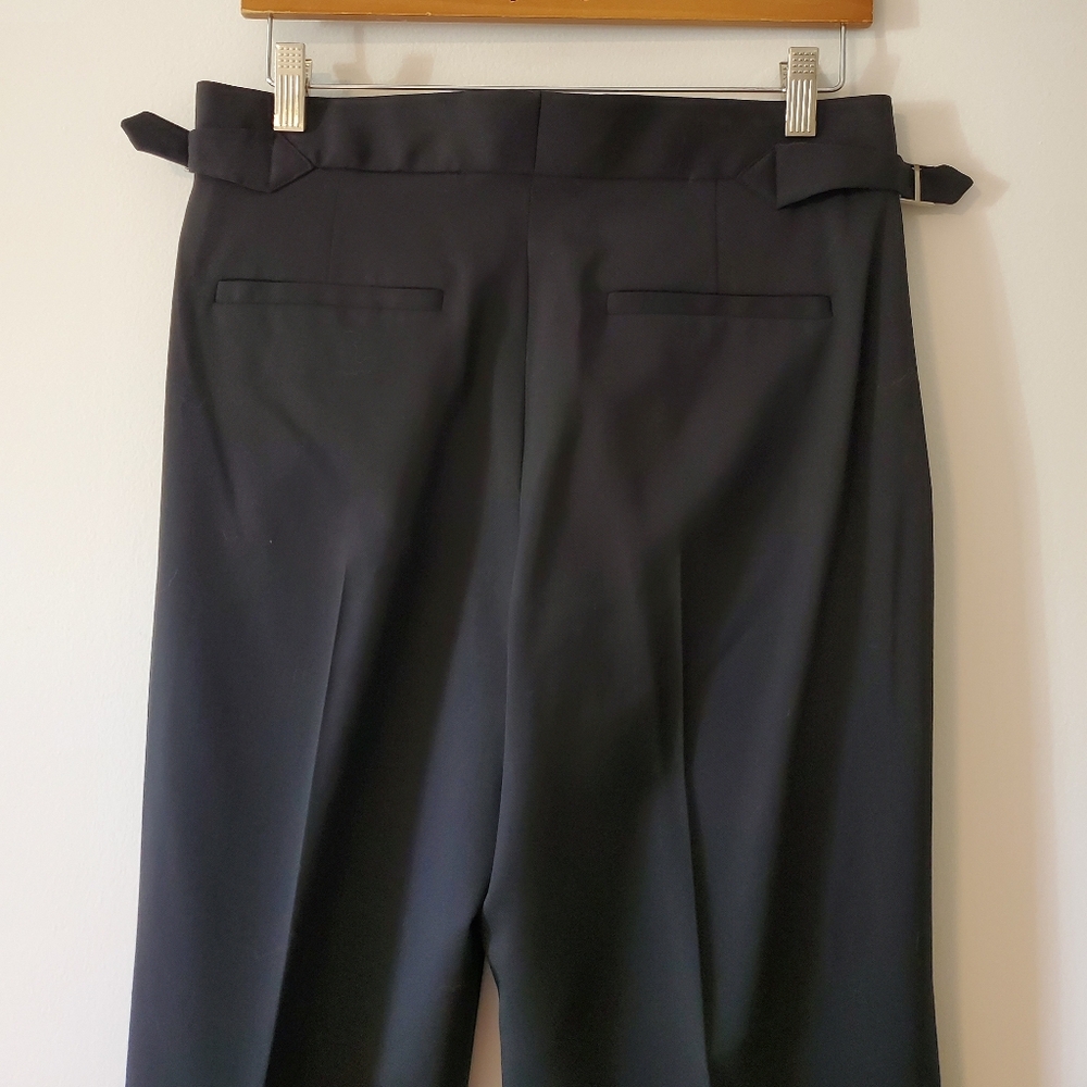 Everlane The ’80s Italian Wool Wide Leg Pant - Black - Size 6 - Picture 7 of 10